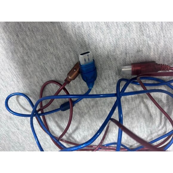 Red & Blue Power Fast Charging USB Cable Connecter - Picture 3 of 6